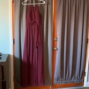 Wine Colored Formal Gown
